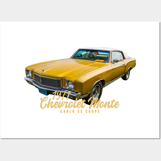 1971 Chevrolet Monte Carlo SS Coupe Wall Art by Gestalt Imagery